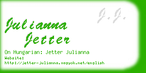 julianna jetter business card